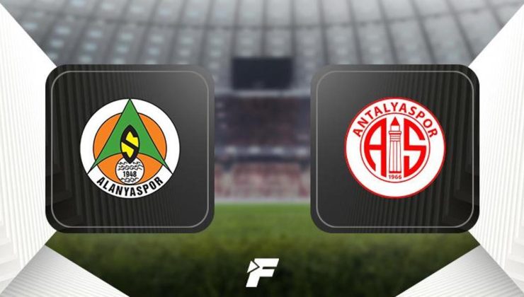 Alanyaspor-Antalyaspor (11'ler belli oldu)