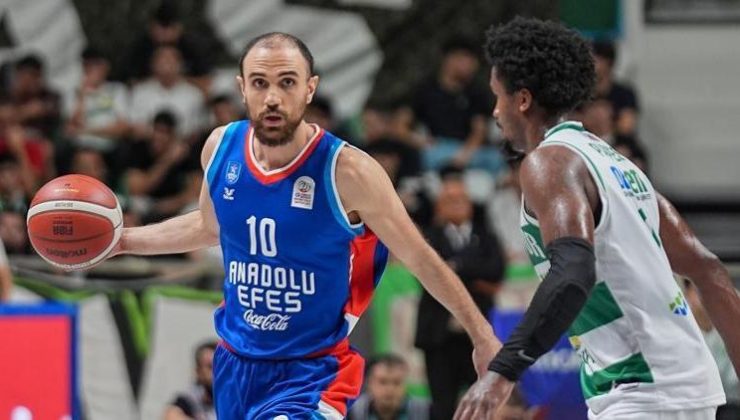 Anadolu Efes deplasmanda kazandı