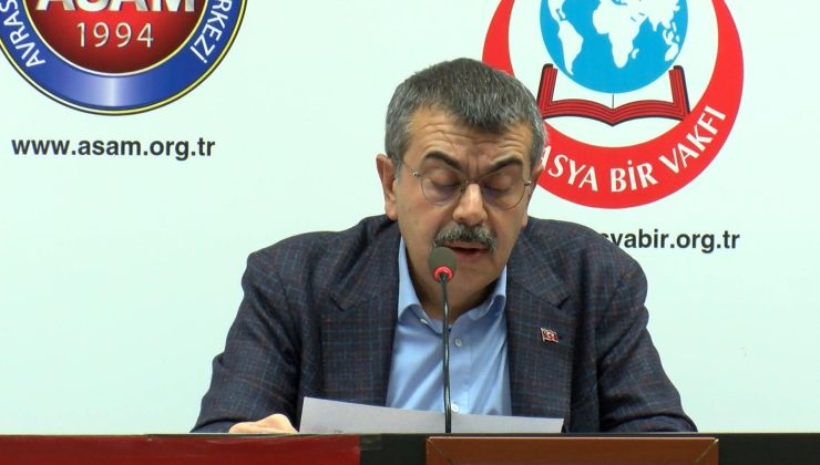 Bakan Tekin: Hedefimiz iyi insan yetiştirmek