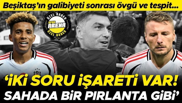 Beşiktaş’ın Kayseri’deki 3 gollü galibiyeti sonrası övgü ve tespit: İki soru işareti var | Sahada bir pırlanta gibi