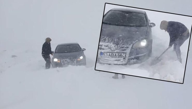 Beyaz esaret! Bir anda bastırdı, mahsur kaldılar… Meteoroloji’den yeni uyarı geldi