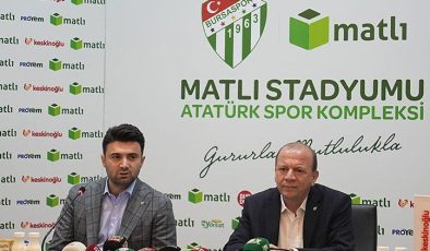 Bursaspor’a 40 milyon TL’lik stat isim sponsorluğu