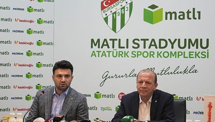 Bursaspor’a 40 milyon TL’lik stat isim sponsorluğu