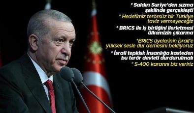 Cumhurbaşkanı Erdoğan: Hainlere inat daha fazla üreteceğiz