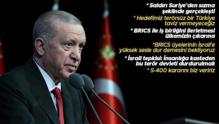 Cumhurbaşkanı Erdoğan: Hainlere inat daha fazla üreteceğiz