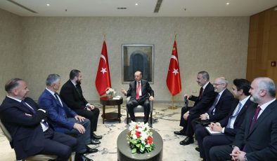 Cumhurbaşkanı Erdoğan, Sırbistan’da Sancak bölgesinin liderlerini kabul etti