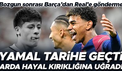 El Clasico’da Lamine Yamal tarih yazdı, Arda Güler hayal kırıklığına uğradı! 4-0’lık bozgun sonrası Barça’dan Real’e olay göndermeler