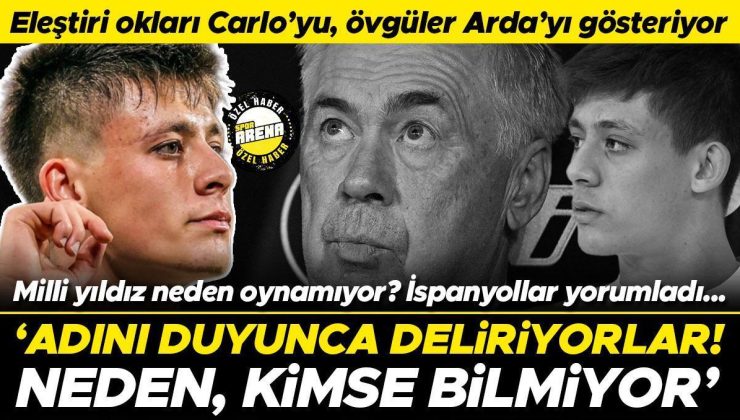 Eleştiri okları Carlo Ancelotti’yi, övgüler Arda Güler’i gösteriyor: Adını duyunca deliriyorlar | Neden, kimse bilmiyor