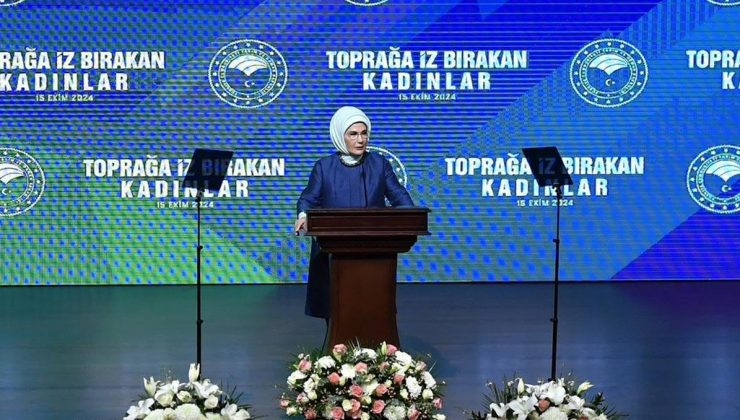 Emine Erdoğan: Ekilmemiş tek bir karış toprağımız kalmasın