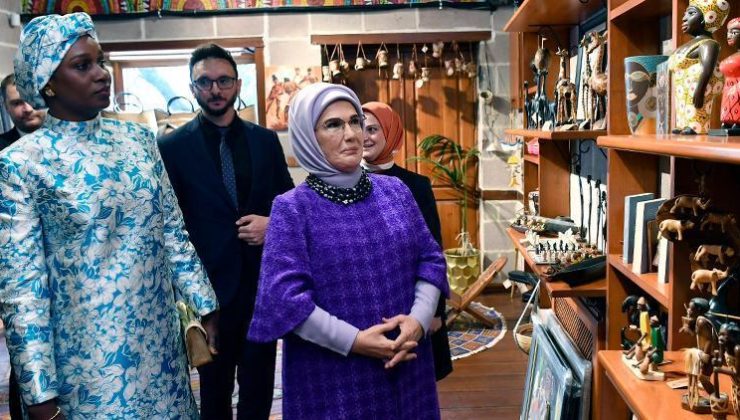 Emine Erdoğan, Senegal Cumhurbaşkanının eşi Marie Khone Fay ile bir araya geldi