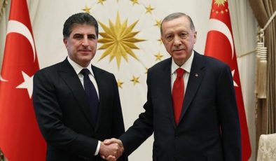 Erdoğan, Neçirvan Barzani’yi kabul etti