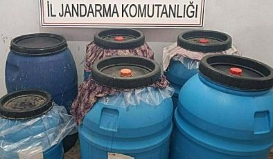 Evinde 520 litre kaçak şarap ile yakalanıp, gözaltına alındı