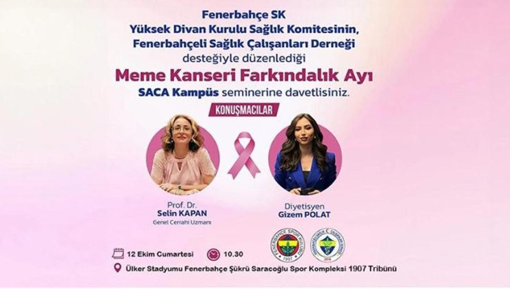 Fenerbahçe'den Meme Kanseri Farkındalık Semineri