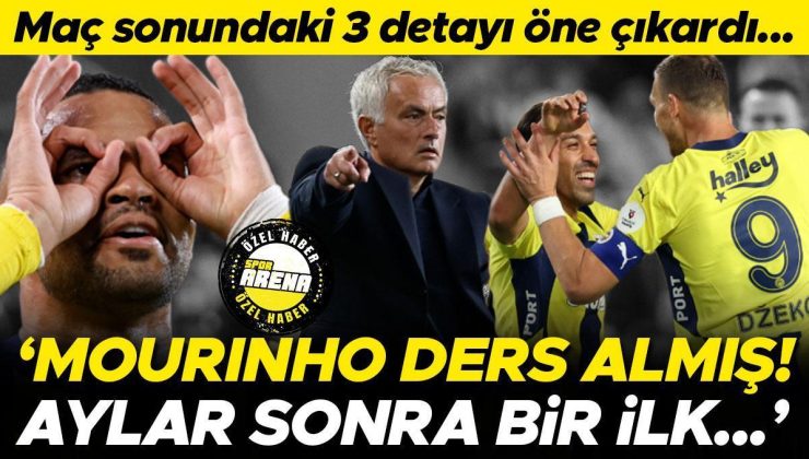 Fenerbahçe – Bodrum FK maçı sonrası 3 kritik detay öne çıktı: Jose Mourinho ders almış | Aylar sonra bir ilk