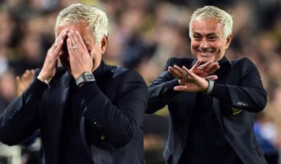 Fenerbahçe-Manchester United maçına Jose Mourinho damgası! Kaçan gole çıldırdı, hakeme tepkiden kızardı