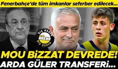 Fenerbahçe, Real Madrid’i bekliyor! Jose Mourinho, Arda Güler için bizzat devreye girecek…