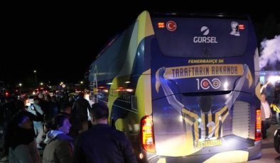 Fenerbahçe, Samsun’da coşkuyla karşılandı