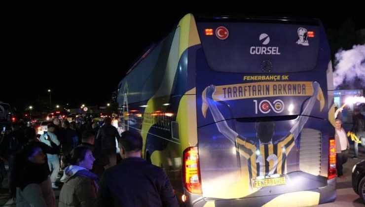 Fenerbahçe, Samsun’da coşkuyla karşılandı