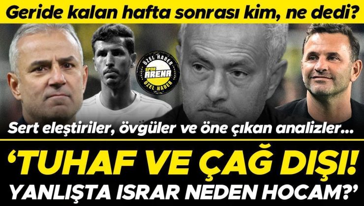 Fenerbahçeliler kayıplardan çok oynanan futbola üzülüyor | İsmail Kartal’ı, bu futbolu oynatan Mourinho’ya tercih ederim