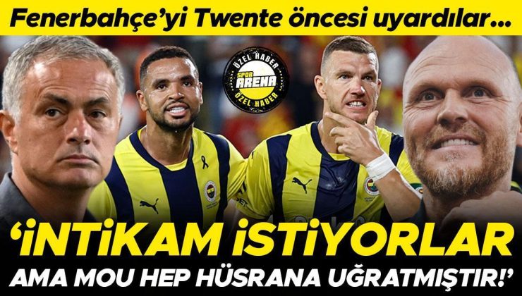 Fenerbahçe’ye Twente maçı öncesi uyarı: İntikam istiyorlar | Mourinho hep hüsrana uğratmıştır