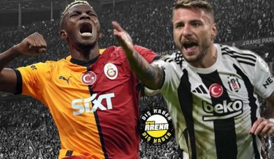 Galatasaray-Beşiktaş derbisi İtalya’da gündem oldu: ‘Victor Osimhen, Ciro Immobile’yı nakavt etti’