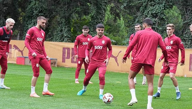 Galatasaray, FC RFS maçı için taktik çalıştı!