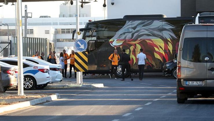 Galatasaray kafilesi Antalya'da