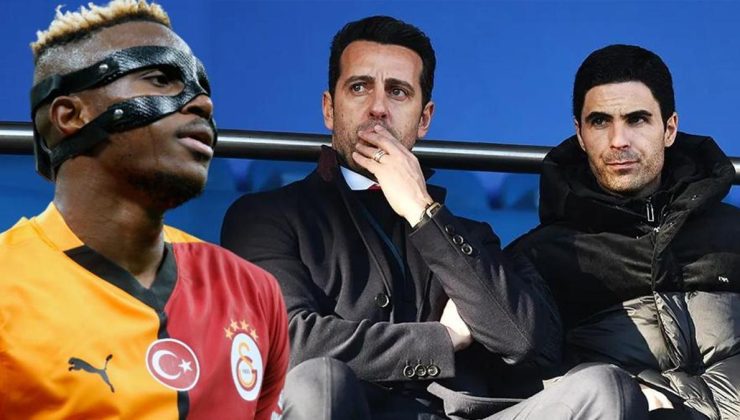 Galatasaray'a Osimhen tehlikesi! Ara transferde Arsenal için ilk hedef…