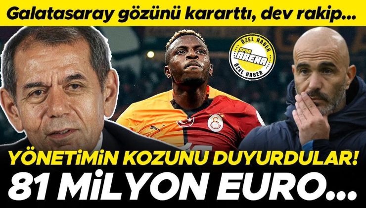 Galatasaray’dan dev harekat: Victor Osimhen! 81 milyon euroluk transferde rakip Chelsea…