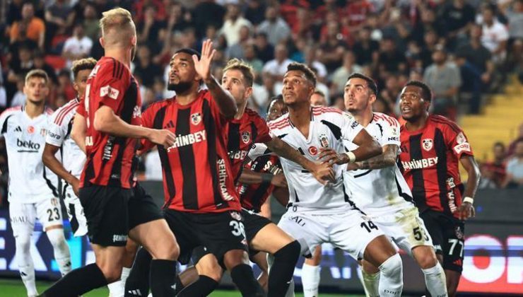 Gaziantep FK 1-1 Beşiktaş (Süper Lig maçı özeti)