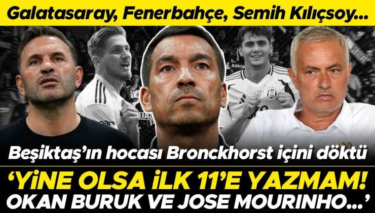 Giovanni van Bronckhorst içini döktü! Galatasaray, Fenerbahçe, Semih Kılıçsoy… | Yine olsa ilk 11’e yazmam | Okan Buruk ve Jose Mourinho…