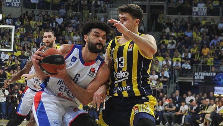 Gözler Avrupa’daki Türk derbisinde! Anadolu Efes – Fenerbahçe Beko