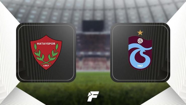 Hatayspor-Trabzonspor maçı saat kaçta, hangi kanalda?