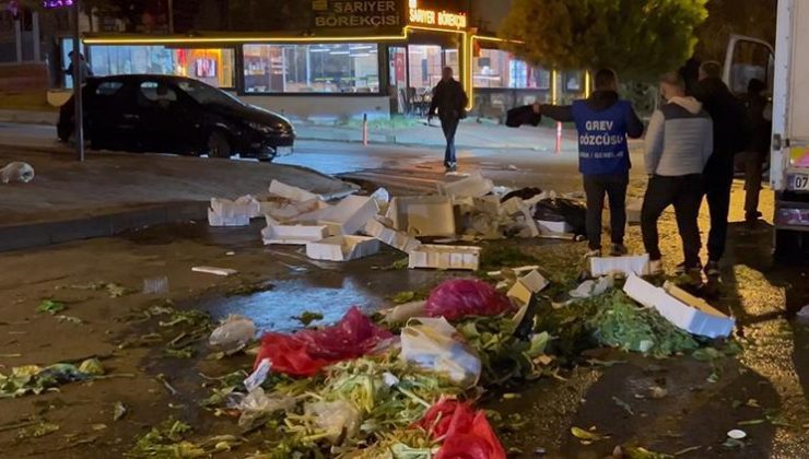 İstanbul’da belediye işçileri greve gitti, çöpler sokakta kaldı