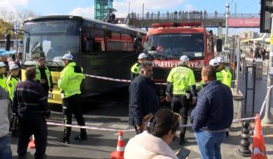 İstanbul’da otobüsün çarptığı kadın hayatını kaybetti