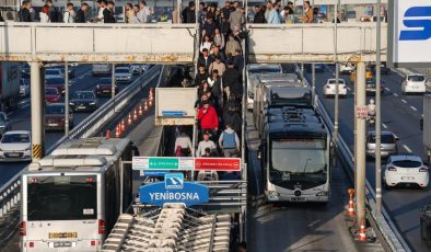 İstanbul’da sabah trafik yoğunluğu