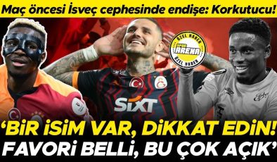 İsveç’ten Elfsborg maçı öncesi Galatasaray’a uyarı: 10 numaraya dikkat edin | Favori belli, bu çok açık | Korkutucu bir atmosfer