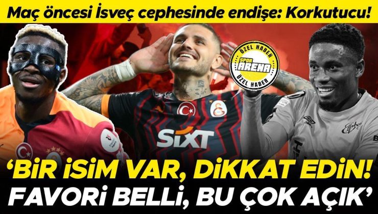 İsveç’ten Elfsborg maçı öncesi Galatasaray’a uyarı: 10 numaraya dikkat edin | Favori belli, bu çok açık | Korkutucu bir atmosfer