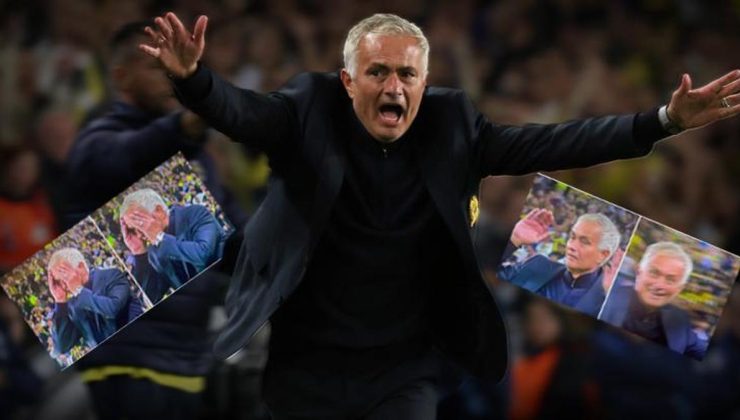 Kadıköy'de Jose Mourinho gözlerine inanamadı! Kaçan golden sonra tepkisi gündem oldu