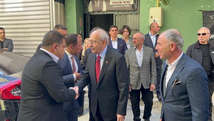 Kemal Kılıçdaroğlu'ndan Sinan Ateş'in ailesine ziyaret