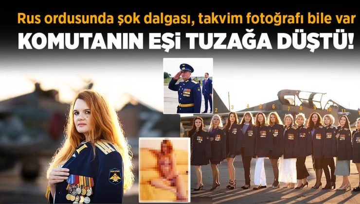 Komutanın eşi tuzağa düştü! Rus ordusunda şok, çıplak fotoğrafları paylaştılar