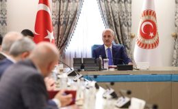 Meclis Başkanı Kurtulmuş, Parlamenterler Arası Kudüs ve Filistin Platformu üyelerini kabul etti