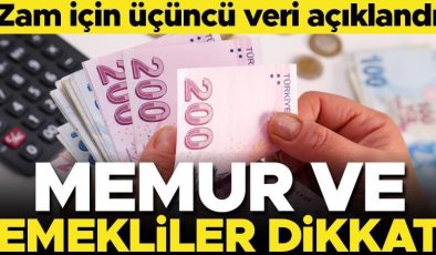 Memur ve emekliler dikkat! Zam için üçüncü veri açıklandı