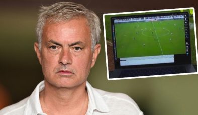 Mourinho’nun laptoplu protestosu dünyada yankılandı: Dahilik ve delilik