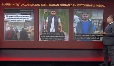 Narin’in ağabeyi Baran Güran’dan dikkat çeken paylaşımlar… Paylaştıktan 45 dakika sonra sildi