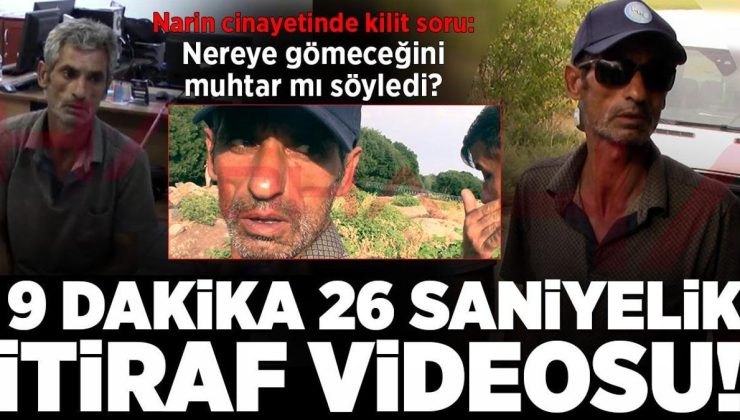 Narin’in cansız bedenini saklamıştı! İtirafçı Nevzat Bahtiyar’ın sorgu ve keşif görüntüleri ortaya çıktı