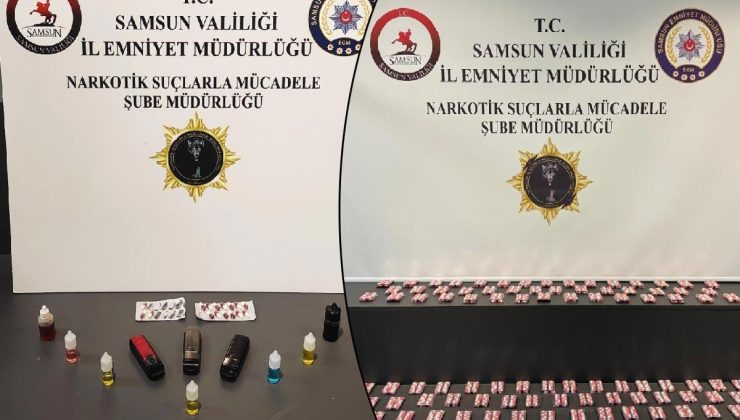 Samsun’da uyuşturucu operasyonu: 4 gözaltı