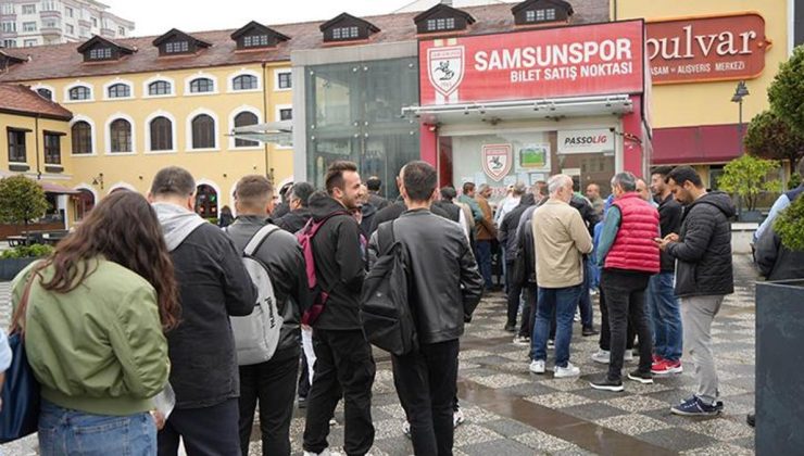 Samsunspor-Fenerbahçe maçı biletleri kapış kapış!