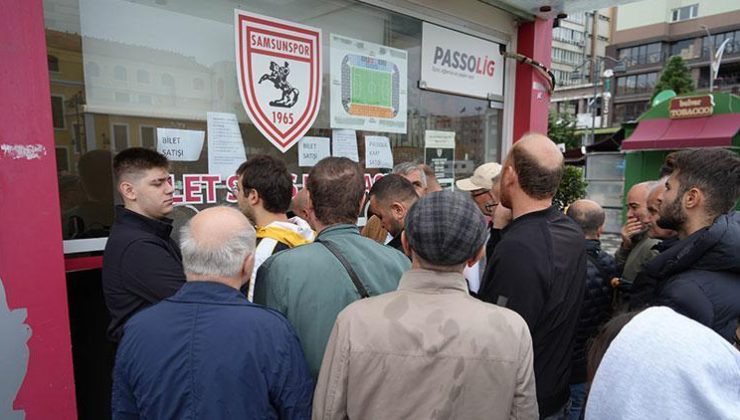 Samsunspor’da taraftarlar Fenerbahçe maçının biletlerine akın etti!