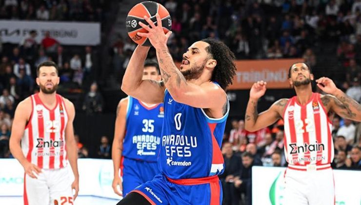 Shane Larkin şov galibiyeti getirdi! (ÖZET) Anadolu Efes-Olympiakos maç sonucu: 91-89